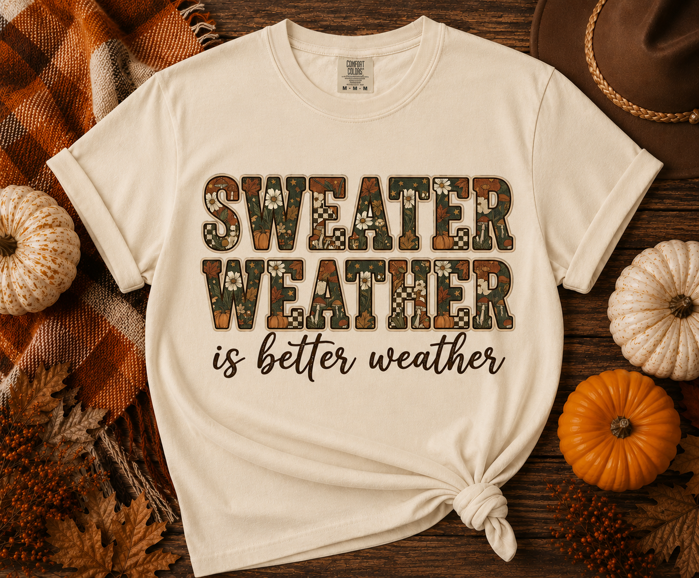 Sweater Weather Is better weather Tee