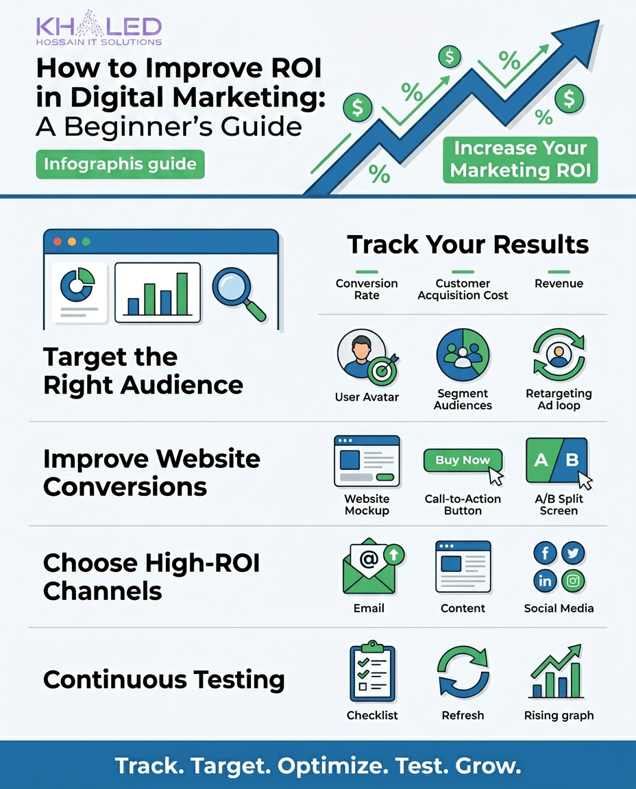 How to Improve ROI in Digital Marketing: A Beginner's Guide