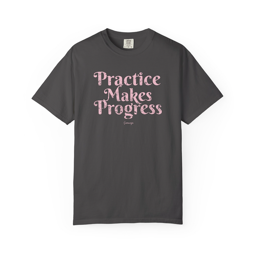 Thumbnail: Boxy Tee Practice Makes Progress