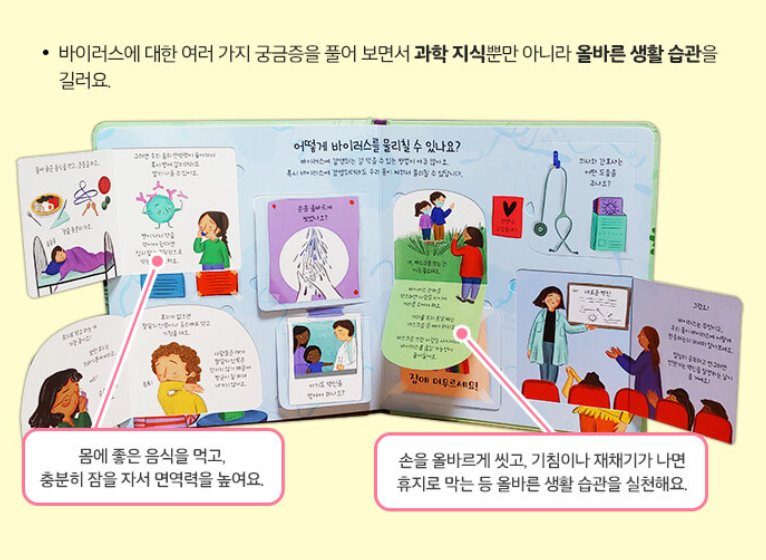 Thumbnail: 호기심 퐁퐁 플랩북 - 바이러스는 뭘까요?