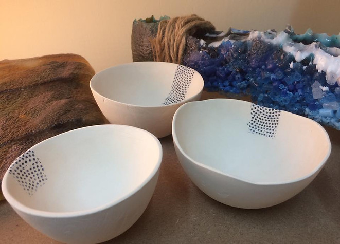 handmade ceramics and glass art