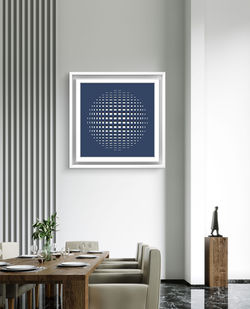 Círculo en fondo Gris y Sombras