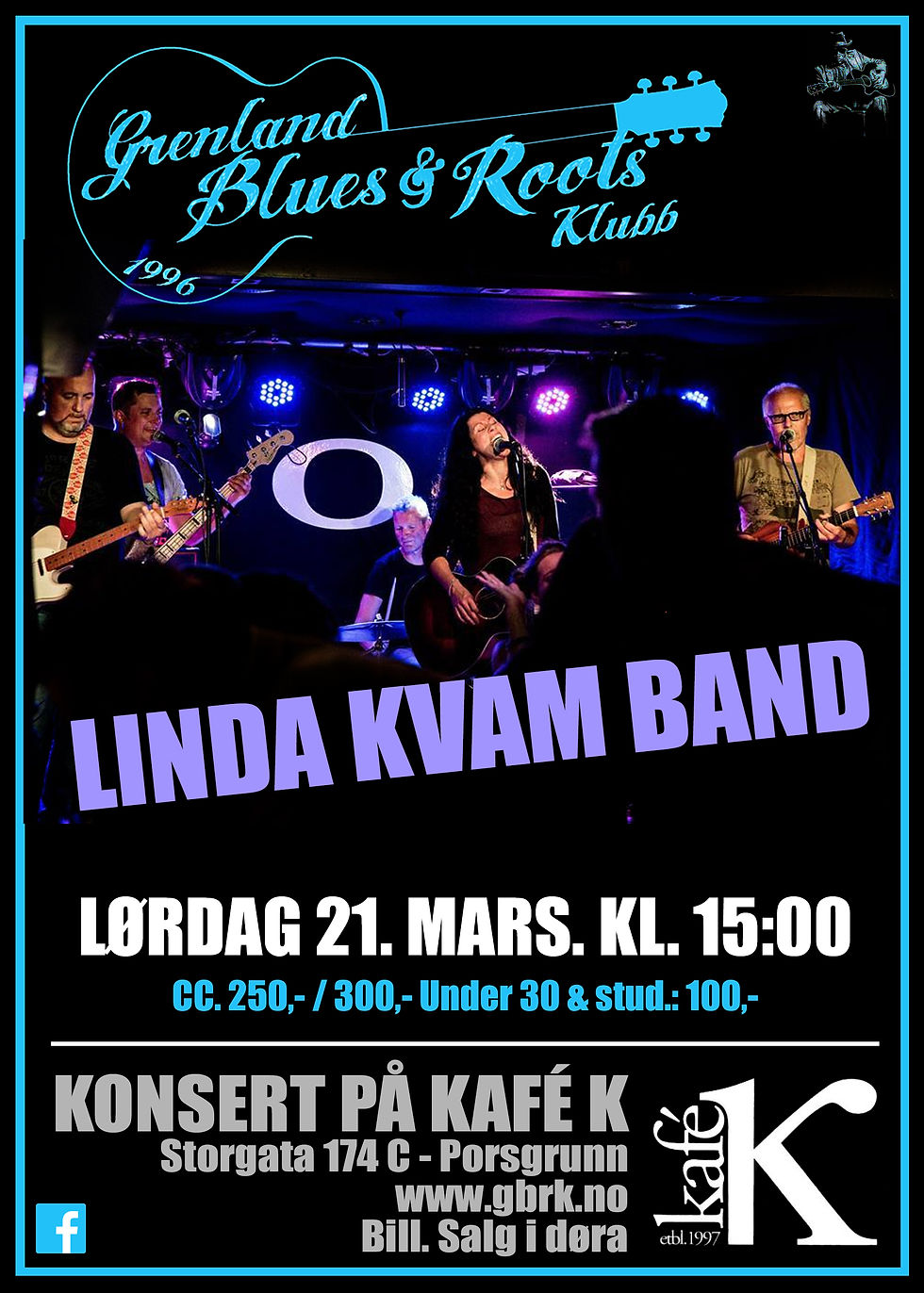 LINDA KVAM BANDSanger og Låtskriver fra Tønsberg