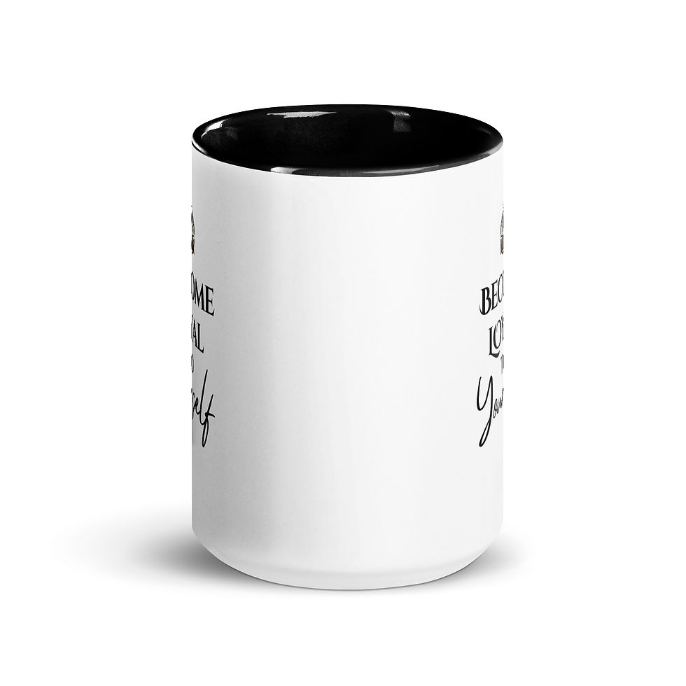 Thumbnail: Become Loyal to Yourself-Mug with Color Inside