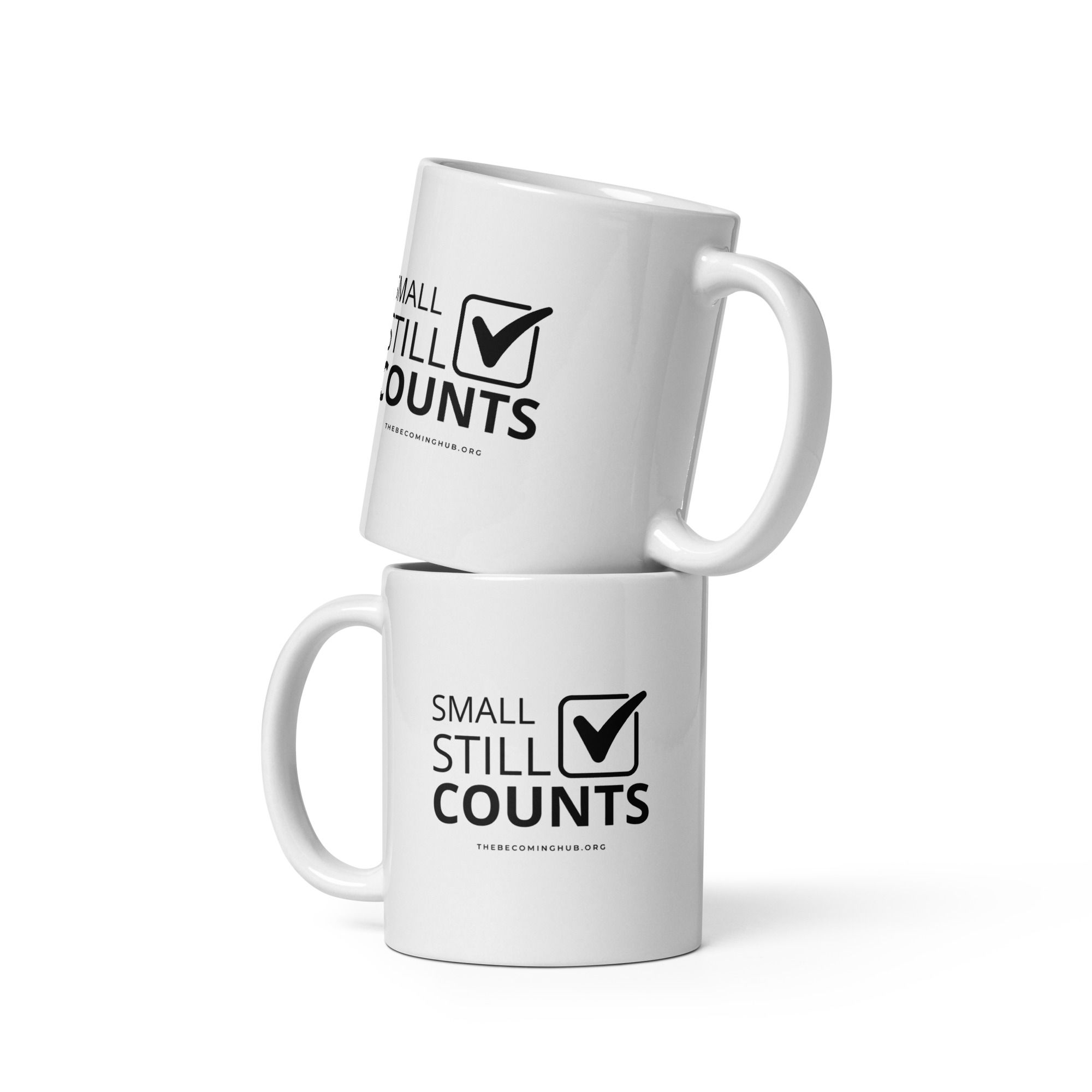 Small Still Counts | White glossy mug