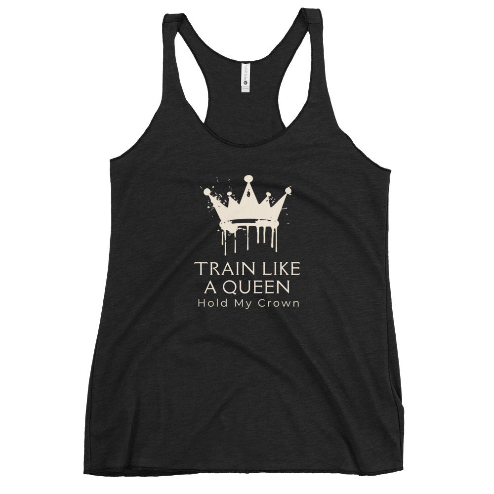Train Like a Queen-Women's Racerback Tank