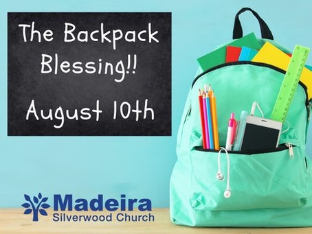 Back to School Backpack Blessing