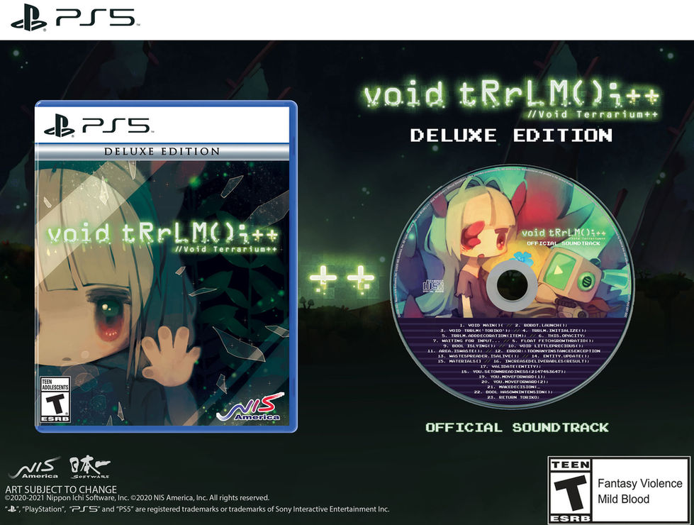 void tRrLM();++ ::Void Terrarium++ PS5 Deluxe Edition Advertisement Design