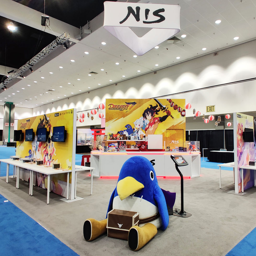 Anime Expo 2023: Disgaea 7: Vows of the Virtueless Booth Concept & Design Direction