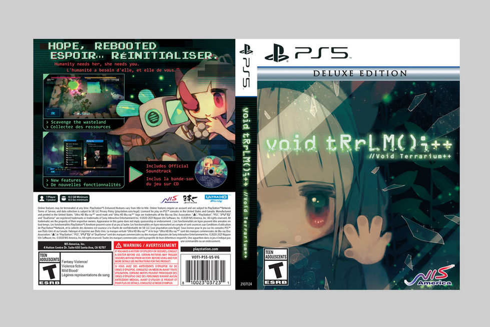 void tRrLM();++ ::Void Terrarium++ PS5 Deluxe Edition Title Sheet Design