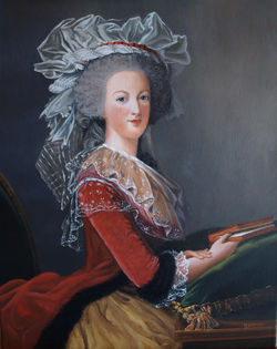 Marie Antoinette au livre, de Vigée - Le Brun, 1788