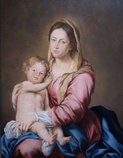 Virgen con el niño (Madonna Masaveu) de Murillo