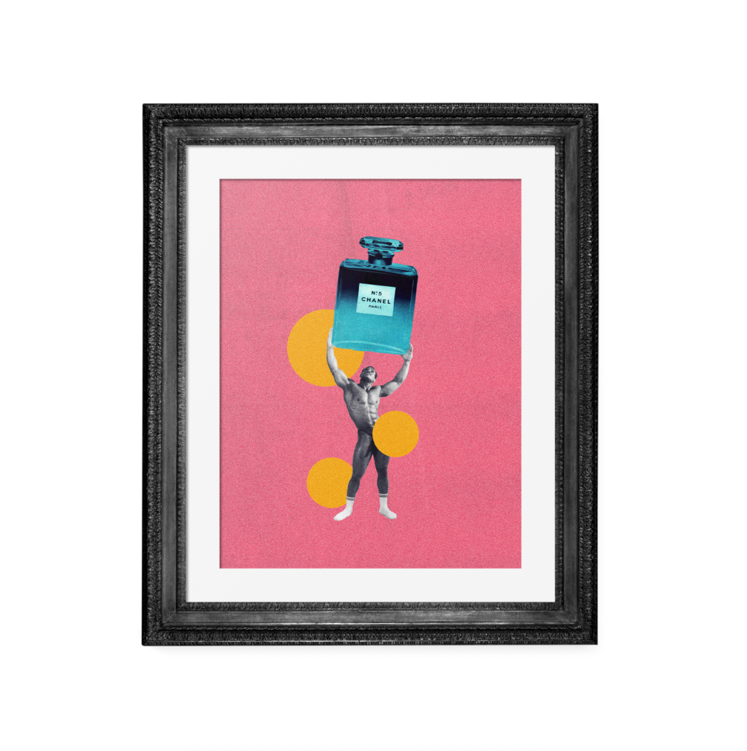 No 5- Collage Art Print