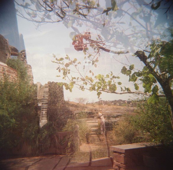 Rao Jodha Desert Park Double Exposure