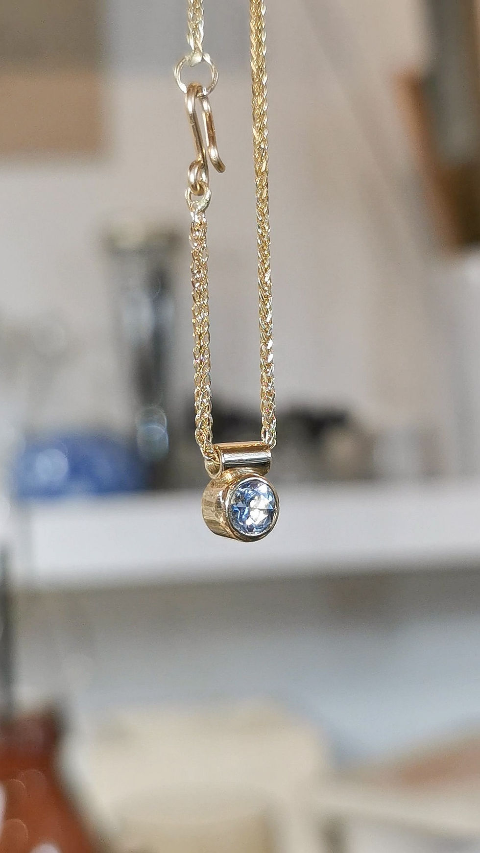 Miniaturebillede: Safir Vedhæng