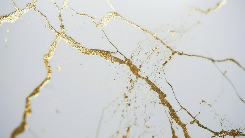 Porcelaine réparée avec de l'or : l'art du Kintsugi