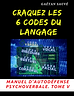 Livre de Gaetan Sauvé Craquez les 6 codes du langage. Série Autodéfense Psychoverbale Tome V