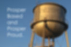 Watertower Prosper based and Prosper proud