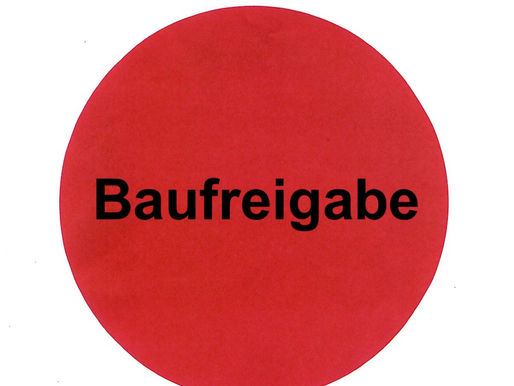 Erhalt der Baufreigabe (Roter Punkt)