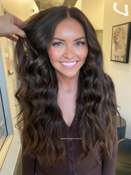 Brunette Hand-tied Hair extensions