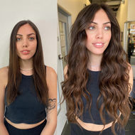 Hand-tied extensions transformation in Los Angeles