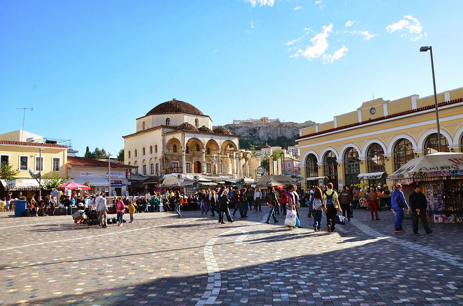 Monastiraki Square, Athens, Greece