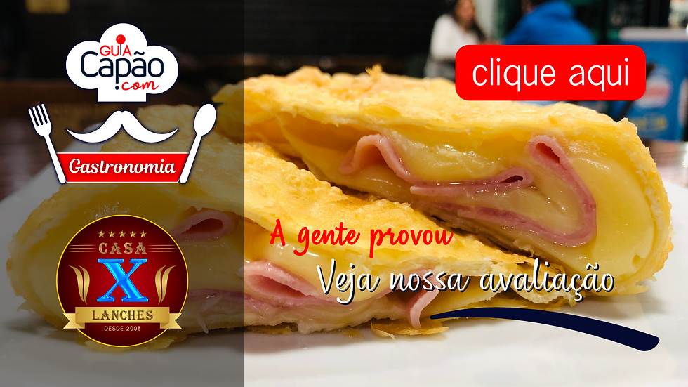 Casa X Lanches | PASTEL | Guia Capão Gastronomia