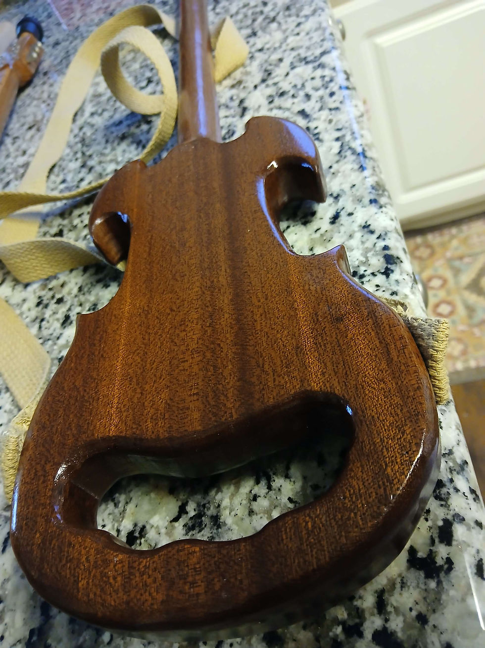 Thumbnail: Tha masters mister max custom guitar walking cane.