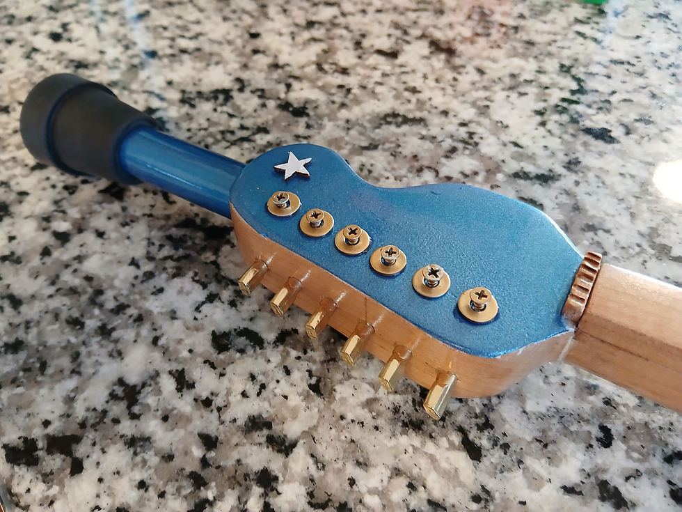 Thumbnail: The Superman custom guitar walking cane. This price includes shipping in the  US