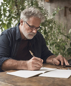 man participating in a Intuitive Writing workshop.jpg