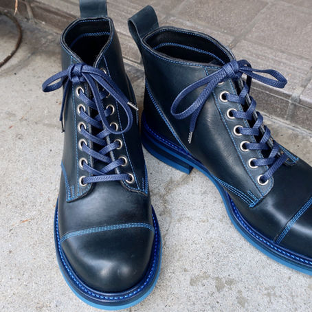 ネイビーのブーツ(size:M)