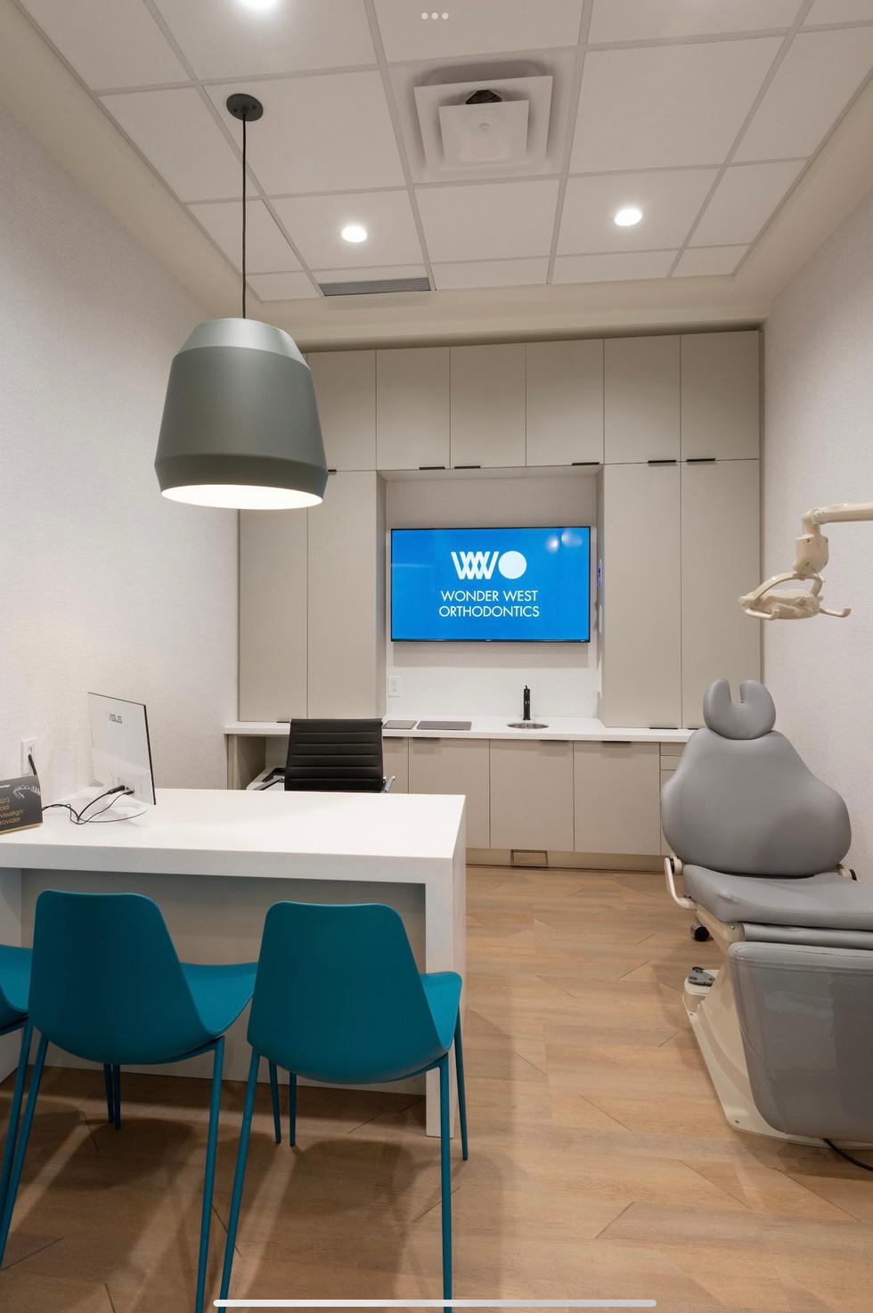 a wonder west orthodontics office with modernized furniture
