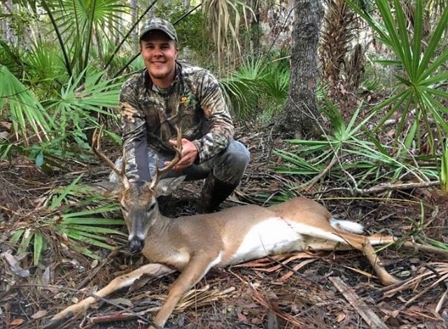 Author with his 8 point, taken first