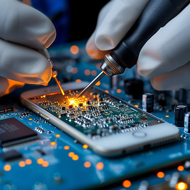 mobile-phone-repair-technician-using-soldering-iron-integrated-circuit-social-media-post-s
