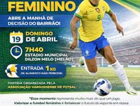 Varginha promove futebol feminino e arrecadação de alimentos antes da final do Campeonato Bairrão