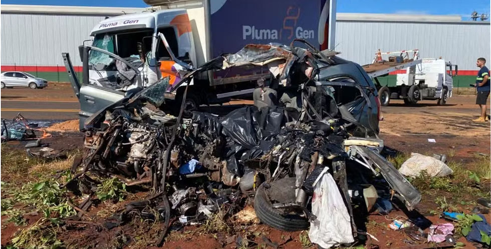 ACIDENTE MATA SEIS DA MESMA FAMÍLIA QUANDO VOLTAVAM DE FÉRIAS NA PRAIA