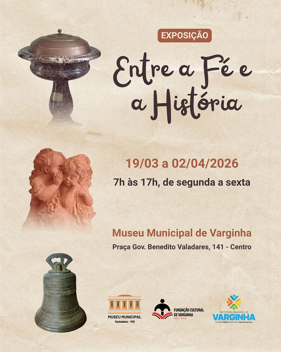 MUSEU MUNICIPAL DE VARGINHA ABRE EXPOSIÇÃO COM ACERVO RELIGIOSO HISTÓRICO 