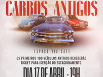 Via Café Shopping Center recebe encontro de carros antigos com entrada gratuita