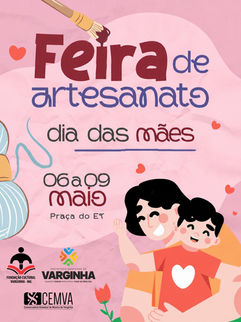 FEIRA DE PRESENTE PARA O DIA DAS MÃES ACONTECE NA PRAÇA DO ET EM VARGINHA 