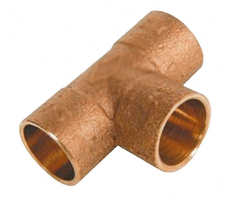 Miniatura: Fitting tee 2 1/2" en bronce para derivaciones de gasfitería
