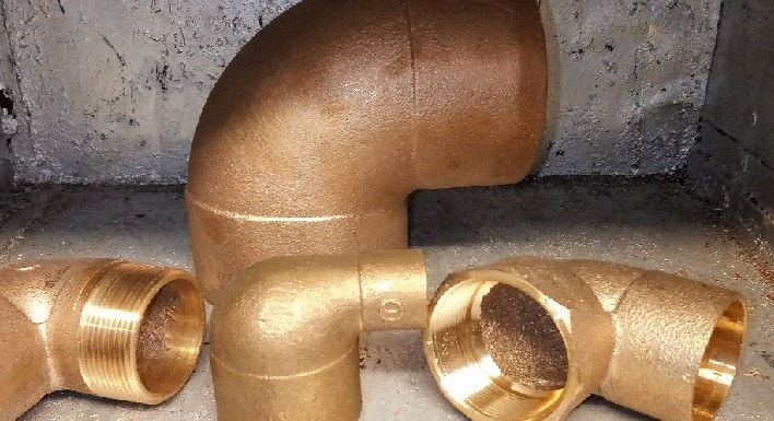 Codo So So 3" x 2" Bronce | Fittings y Llaverías
