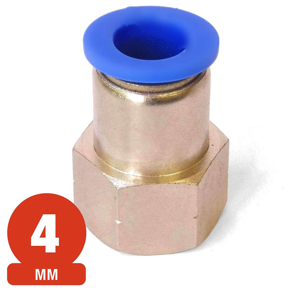 Miniatura: Terminal Neumático con Rosca Hembra 1/8" NPT 4 mm SPCF 4-01 | Fittings y Llaverías
