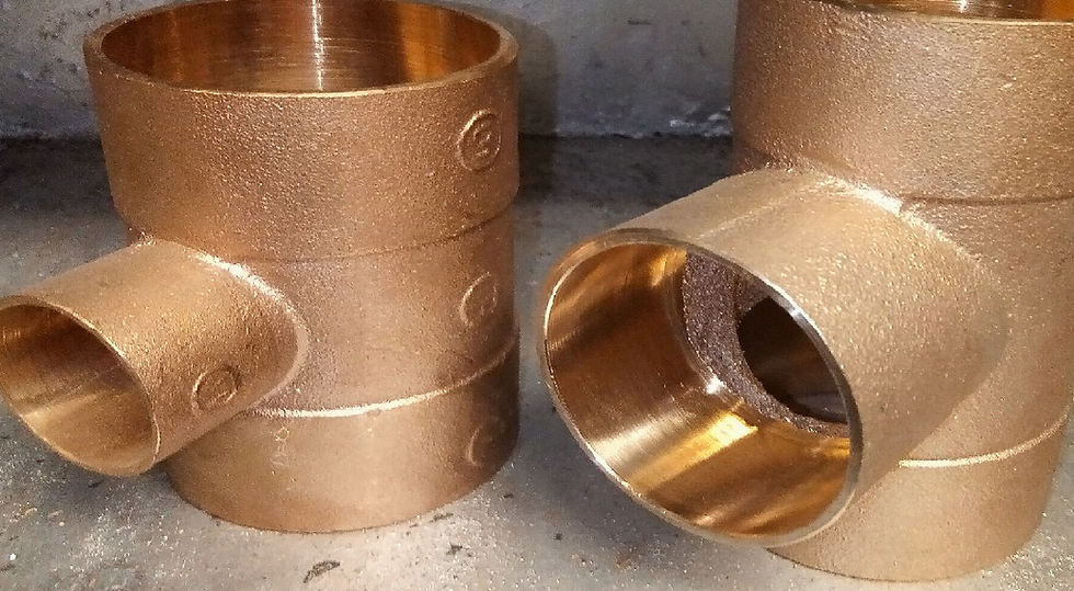 Tee So So So 1/2" Bronce | Fittings y Llaverías