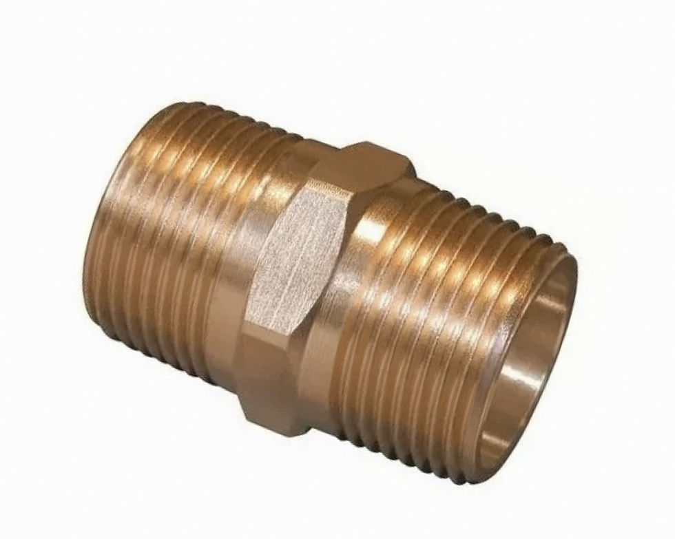 Niple Hi Hi 3/8" Bronce | Fittings y Llaverías