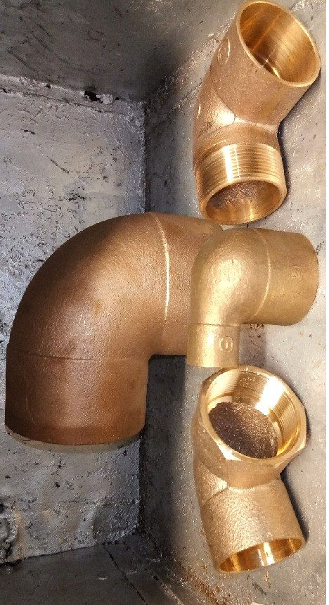 Codo So So 2" x 1 1/4" Bronce | Fittings y Llaverías