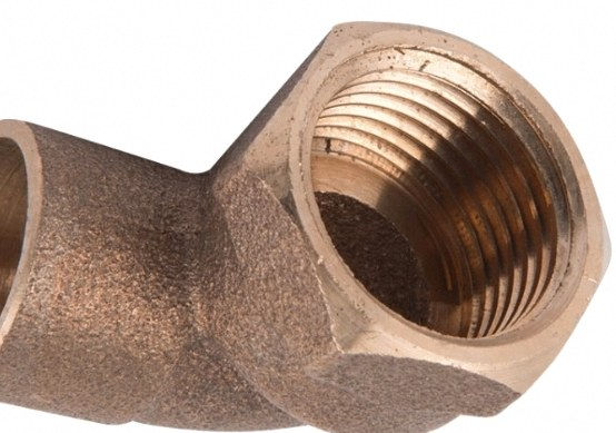 Codo So Hi 1/2" Bronce | Fittings y Llaverías