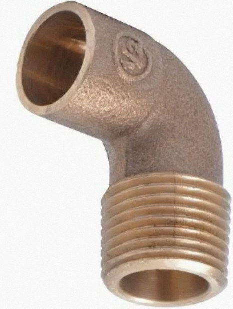 Codo So He 1 1/4" Bronce | Fittings y Llaverías