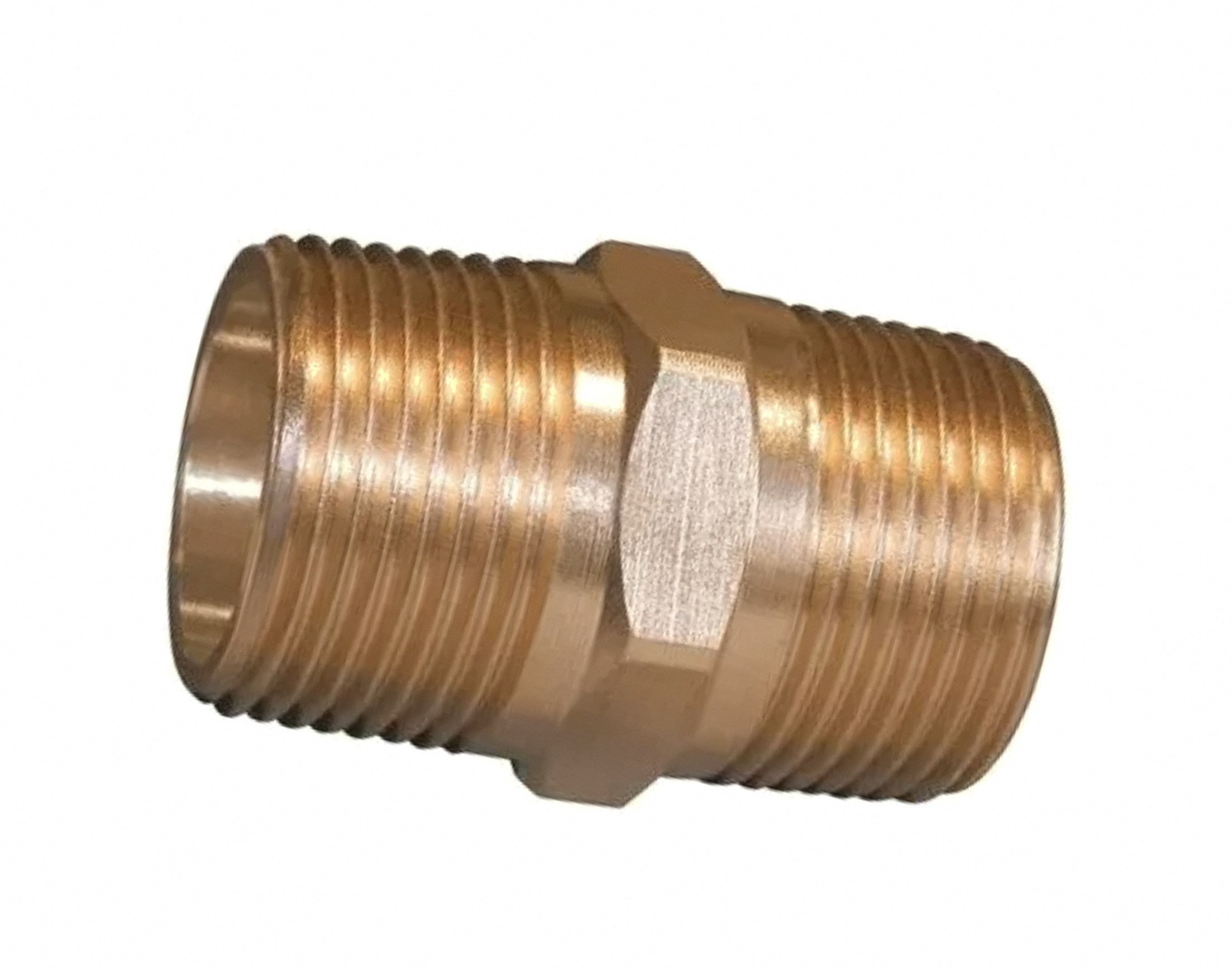 Niple So He 1/2" Bronce | Fittings y Llaverías