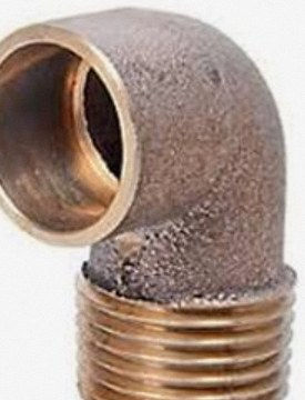 Miniatura: Codo para soldar x macho 2 1/2" de bronce para agua potable y gasfitería