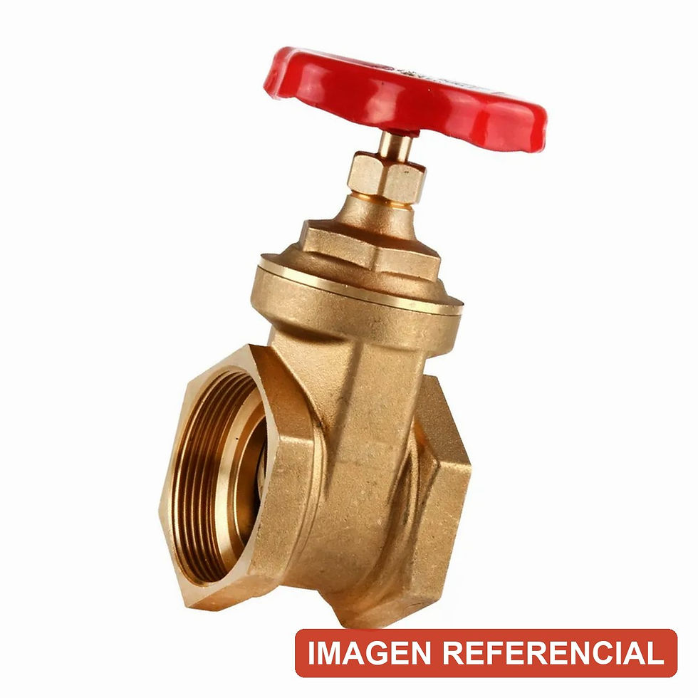 Miniatura: Comprar Válvula compuerta tajo doble eje 3" HH bronce en Chile con despacho a todo el país